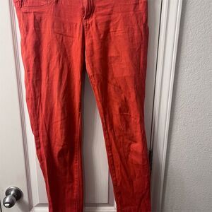 Bullhead Black Women's Skinny Jeans Size 9 Bright Orange